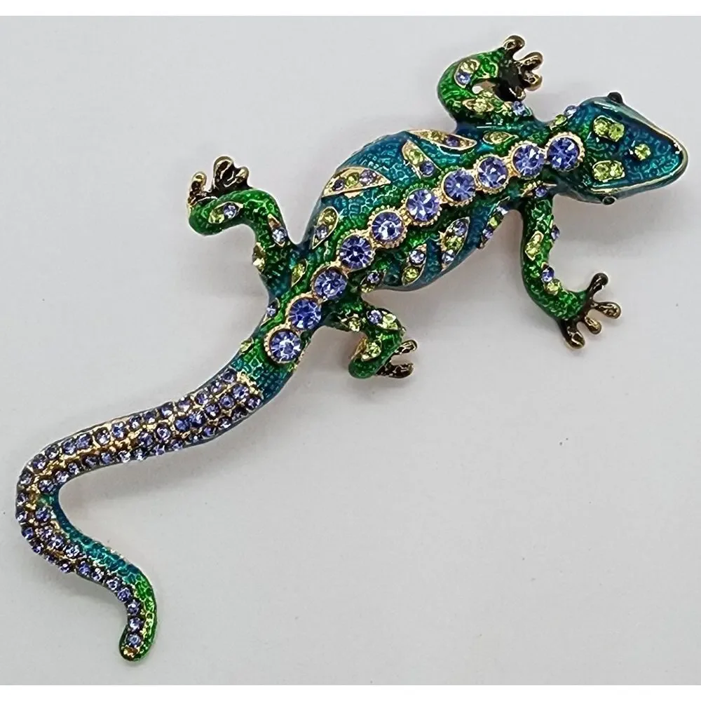 N/A gecko brooch
